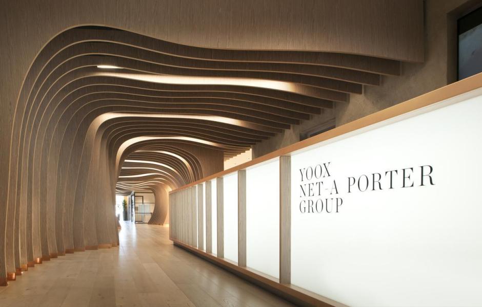 通过材质的对比,演绎质感与动感的交织美学—— Yoox Net-A-Porter科技中心