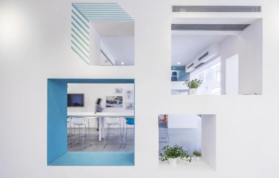 玩转视觉游戏——北京海狸车间办公空间 / MAT Office