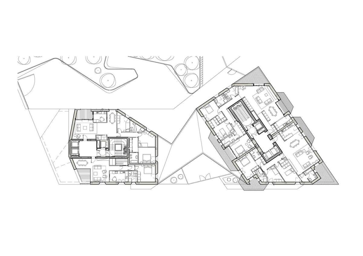 造型独特、材料丰富——赋予城市新活力的米兰Novetredici住宅综合体