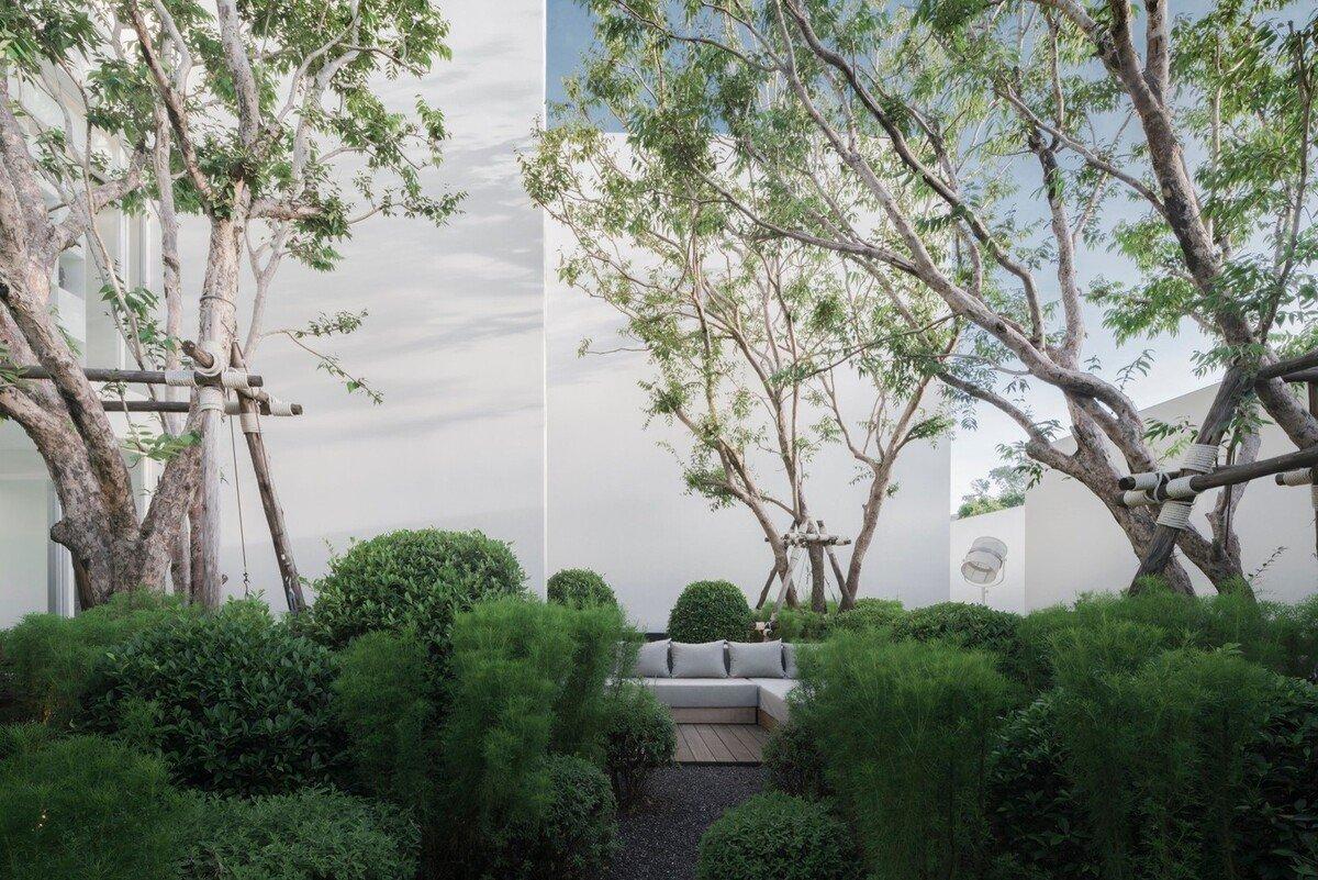 白绿相间，静谧优雅的“白兔住宅”