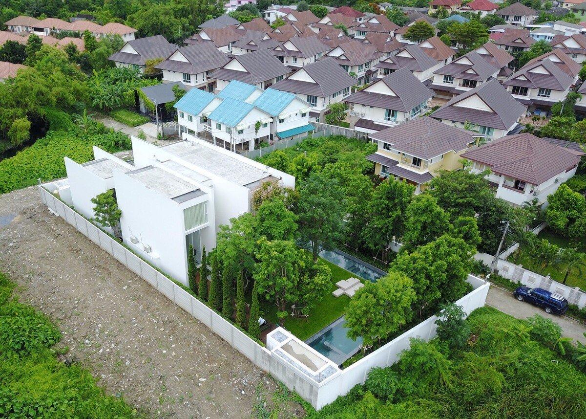 白绿相间，静谧优雅的“白兔住宅”