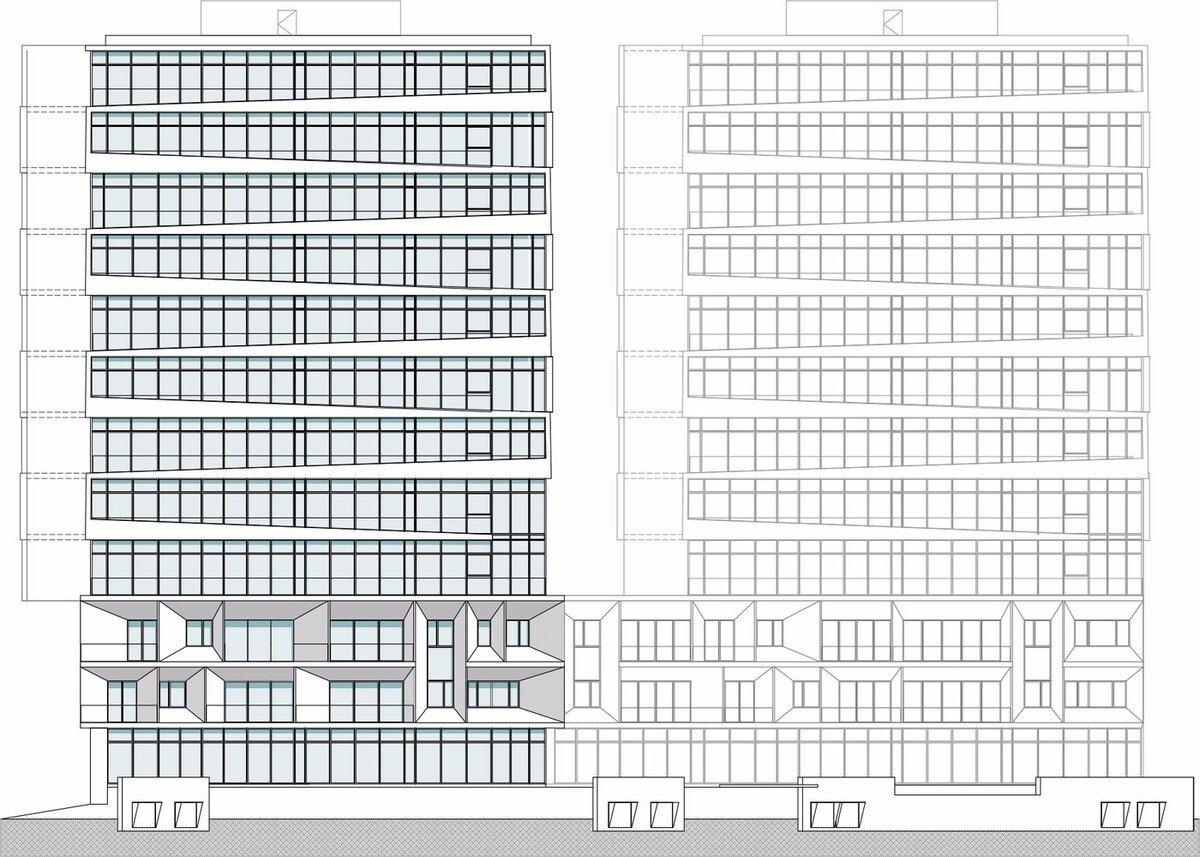拉托斯卡纳公寓综合体 / AE Arquitectos