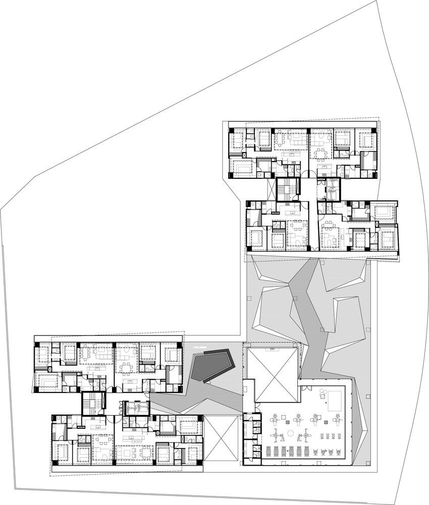 拉托斯卡纳公寓综合体 / AE Arquitectos