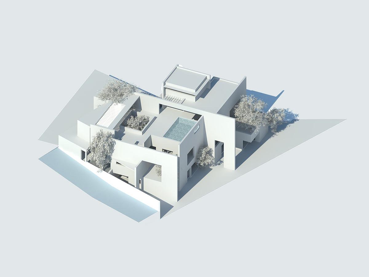 色彩成了这座住宅的主角，点亮每片墙体每个空间