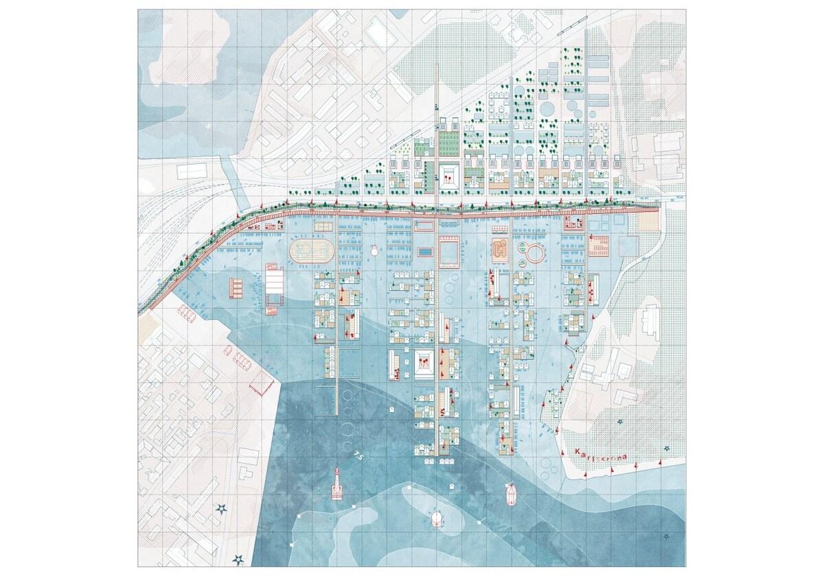 Europan 14竞赛二等奖作品 — “群岛内嵌套群岛”的城市策略
