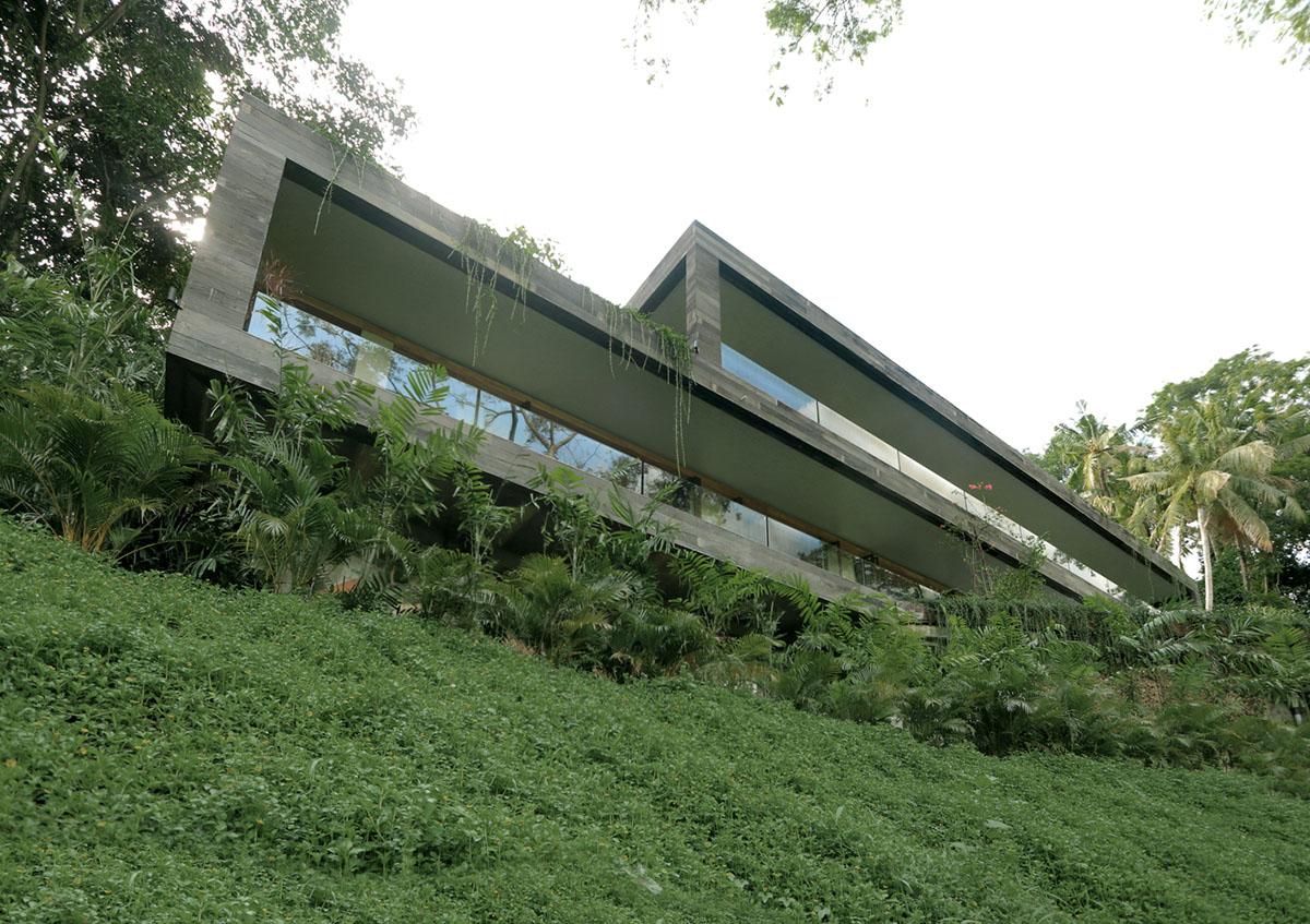 让建筑成为地形生长一部分的变色龙住宅 | Chameleon Villa