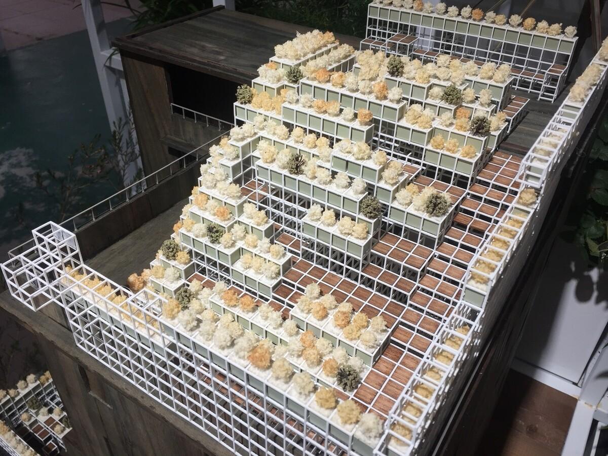 在城中村的上空构筑成一个新地表“Urban Mountain” —— 深圳“城上绿云”