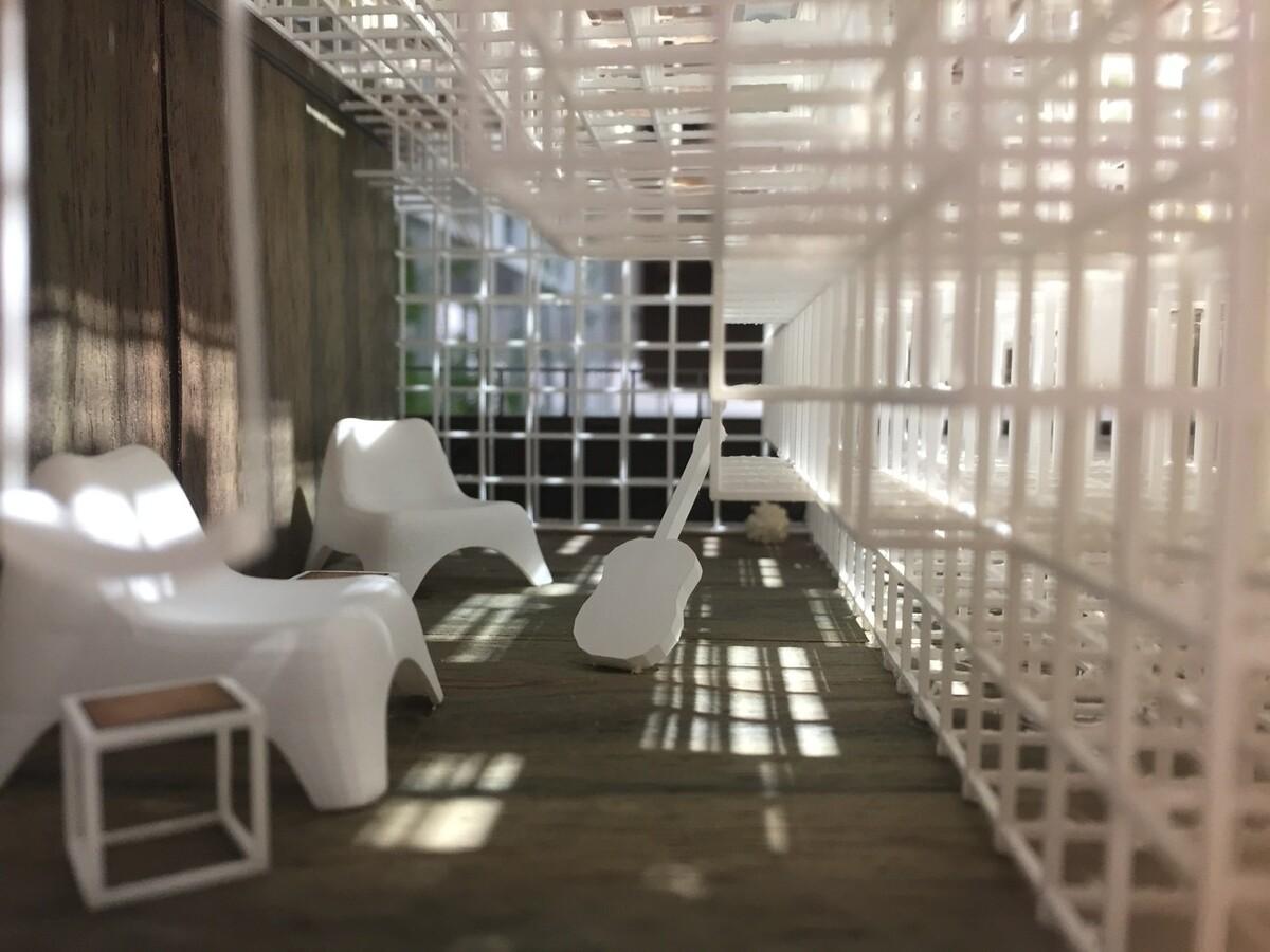 在城中村的上空构筑成一个新地表“Urban Mountain” —— 深圳“城上绿云”