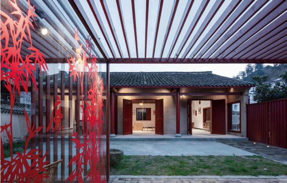 剪纸艺坊&伴湖书吧 / 杭州森上建筑设计