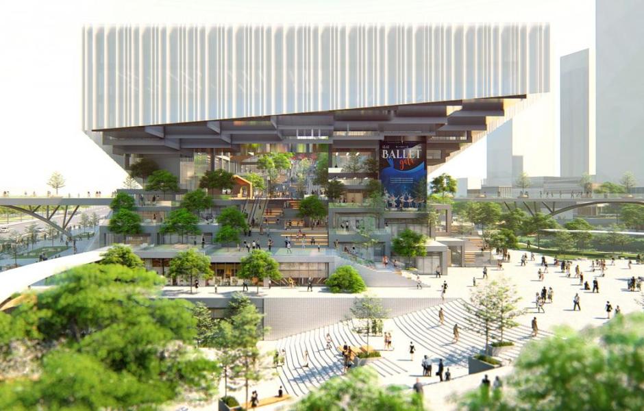 深圳市文化馆新馆中标方案——文化方舟 / 局内建筑+中建科技