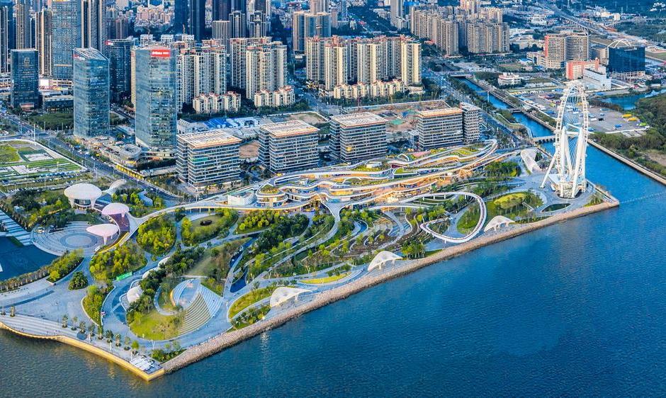 点亮都市“明珠”：深圳宝安欢乐港湾东岸集群建筑设计 / Laguarda.Low Architects