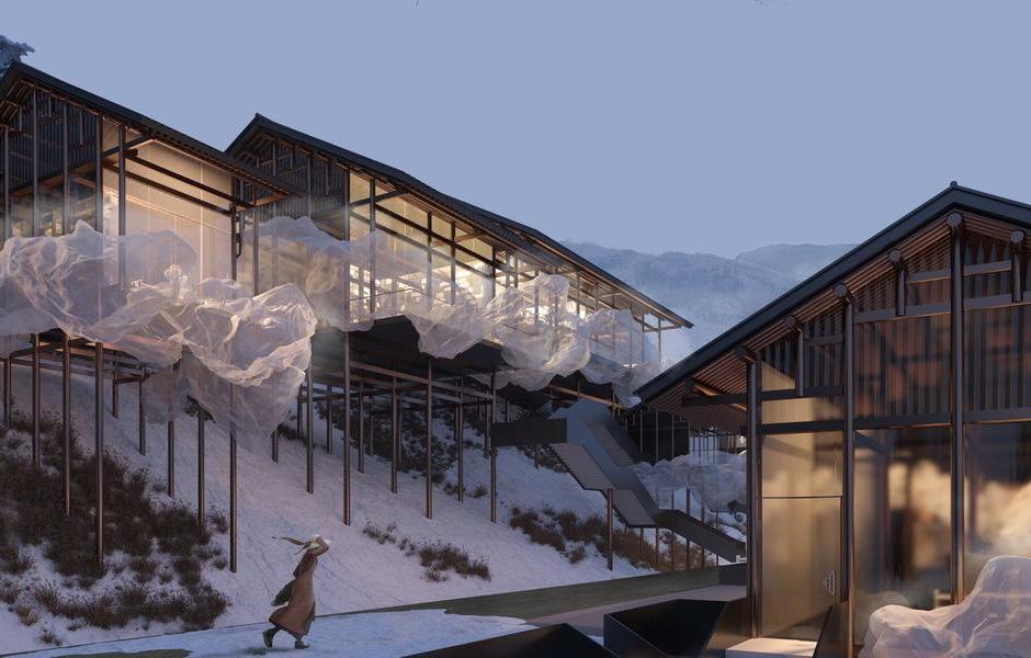 雷山云屋：西江千户苗寨文化中心方案设计 / 外行建筑