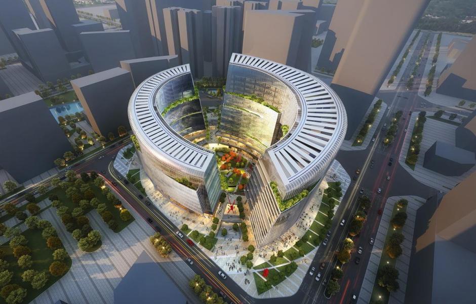 成都高新万科中心——高新区的城市花园 / Laguarda.Low Architects