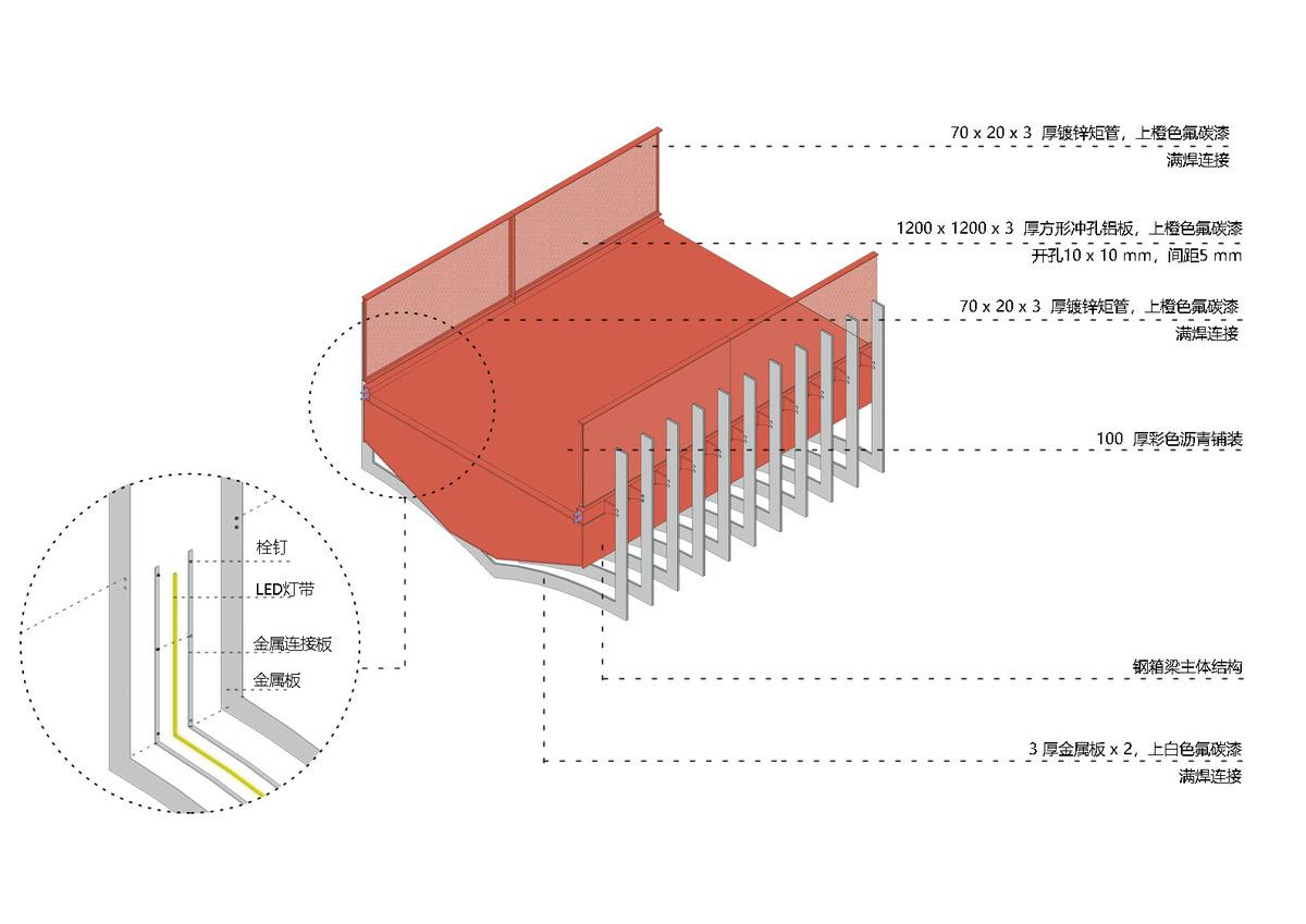 成都大运会东安湖场馆景观连廊 / 四周建筑