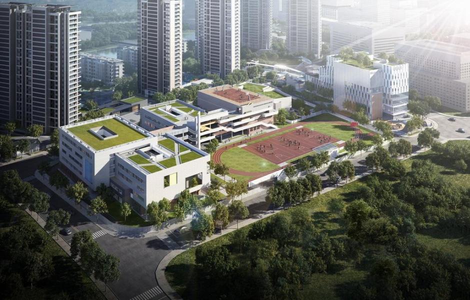 杭州师范大学附属竞潮小学及幼儿园 / UA尤安设计