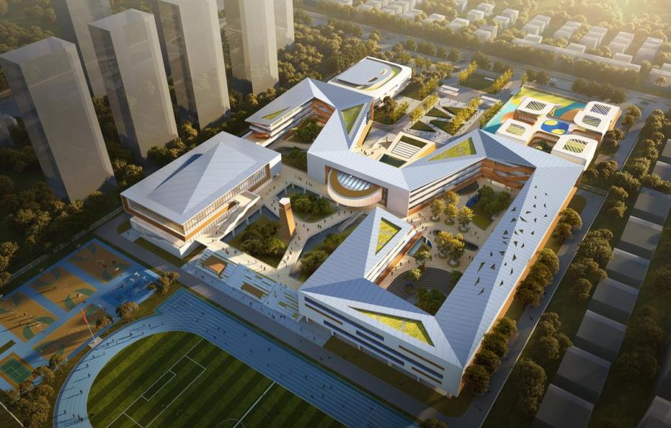 四时书院·宿迁宿豫区实验小学重建 / 简和建筑