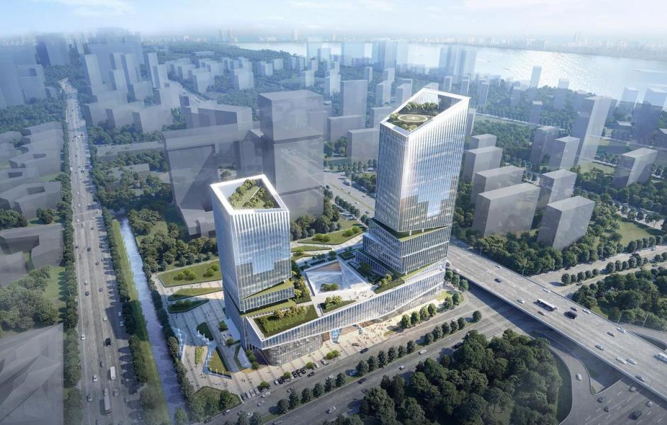 扬帆起航 · 南京江心洲生态科技产业园 /  简和建筑
