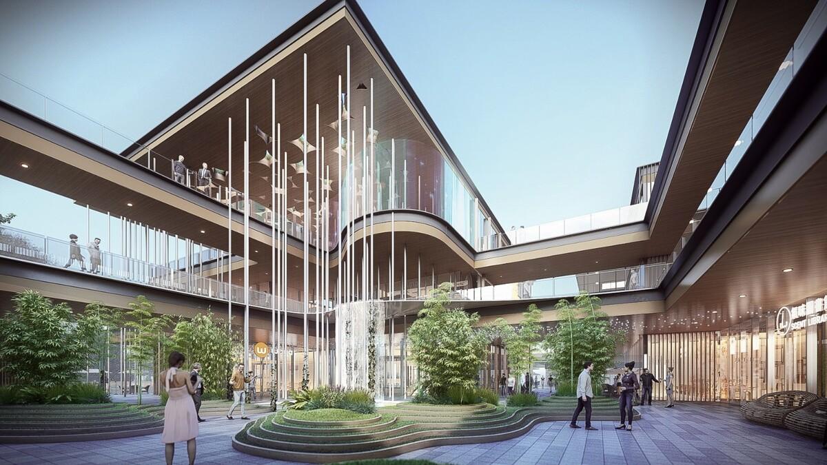 现代园林：杭州运河湾国际旅游休闲综合体 / Aedas 