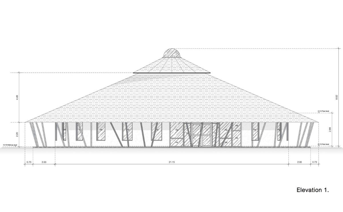 竹结构建筑，Panyaden 中学图书馆 / Chiangmai Life Architects