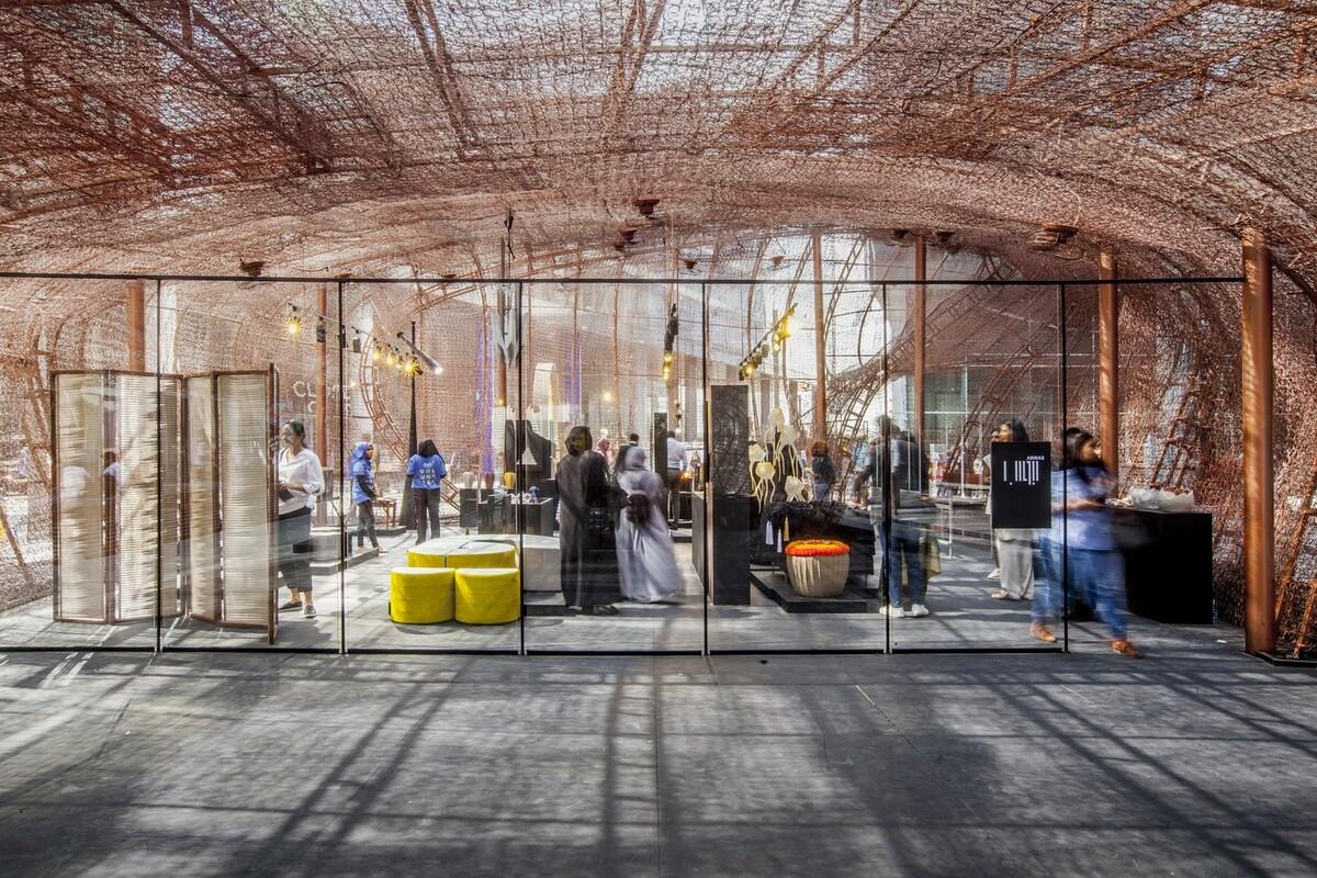 Abwab 2017：从可回收床垫弹簧到奢华展馆 / Fahed + Architects