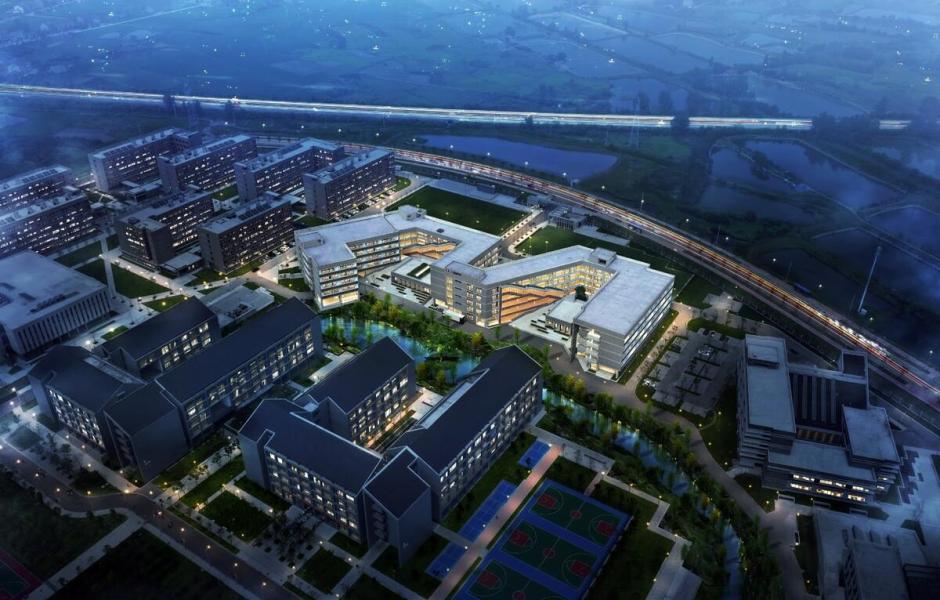 行山乐水书自华：长江艺术工程职业学院3#教学实训楼 / 湖北建艺风工程设计有限公司