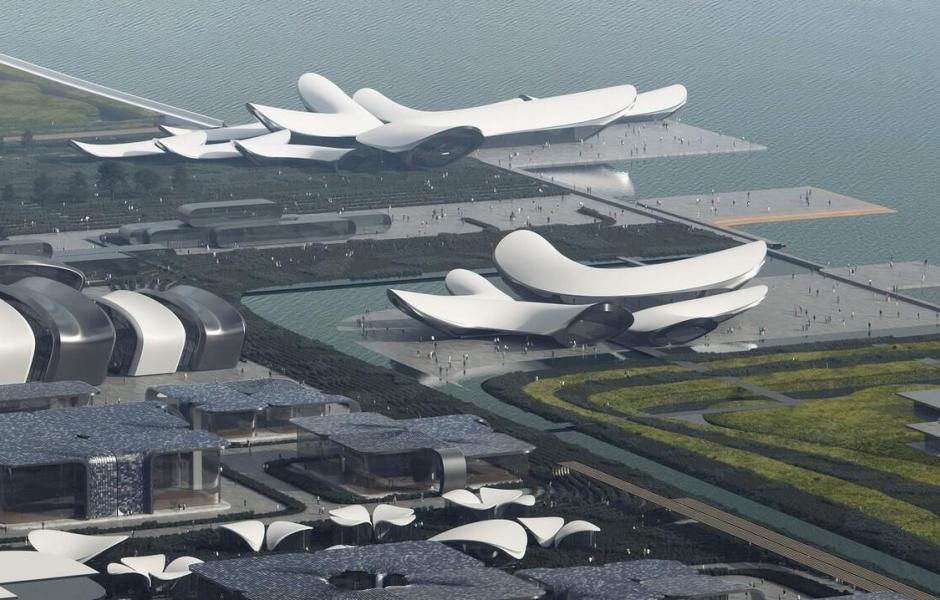 创造一个无浪费的世博会：乌克兰2030世博会申办展馆方案 / 扎哈事务所