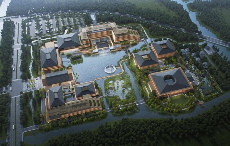 湿地浮岛·溱湖宾馆 / 简和建筑