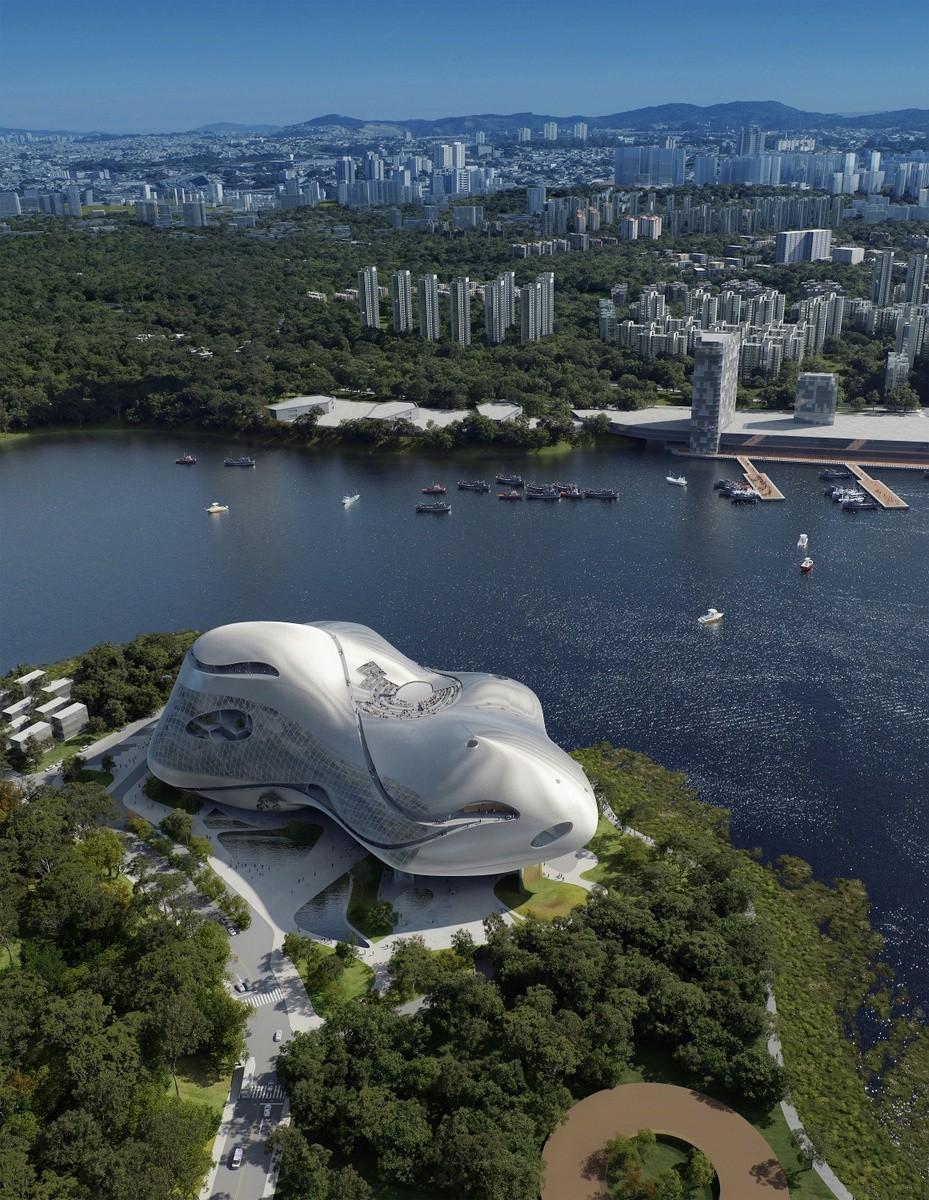 以建造来修复被破坏的场地：宜昌大剧院中标深化方案 / OPEN