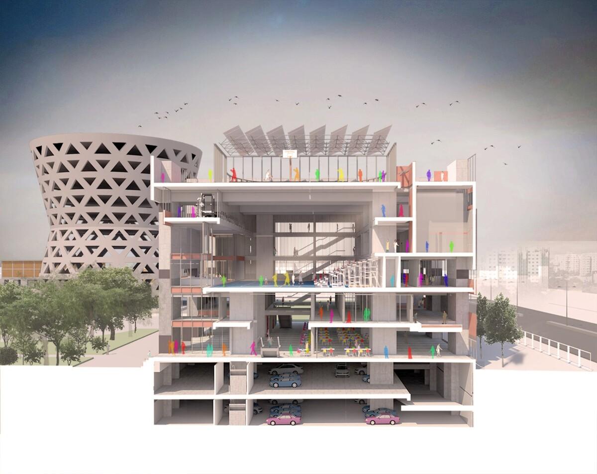 艾哈迈达巴德大学中心 / Stephane Paumier Architects
