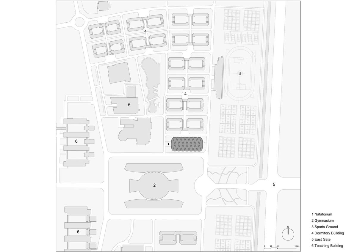 东南大学游泳馆 / 周琦工作室