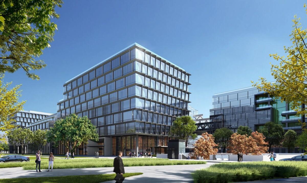 律动绿洲，超越凝固时刻：临空超大型围合式建筑 / BAU建筑与城市设计事务所