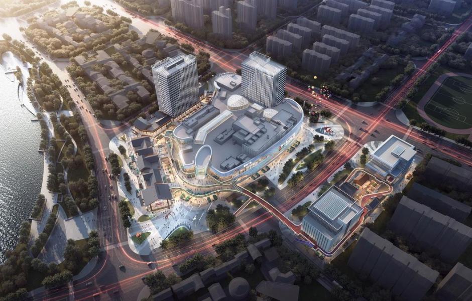 山水之城·泰汶城市广场 / 简和建筑