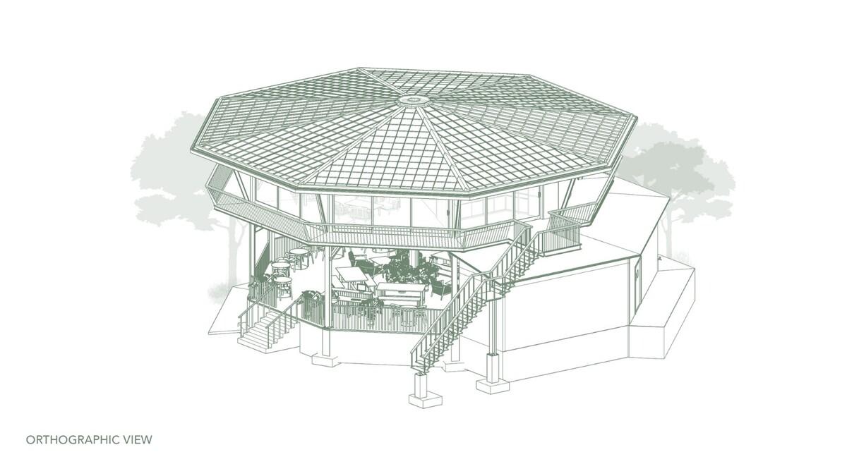 八角餐厅和工作区 / Stilt Studios