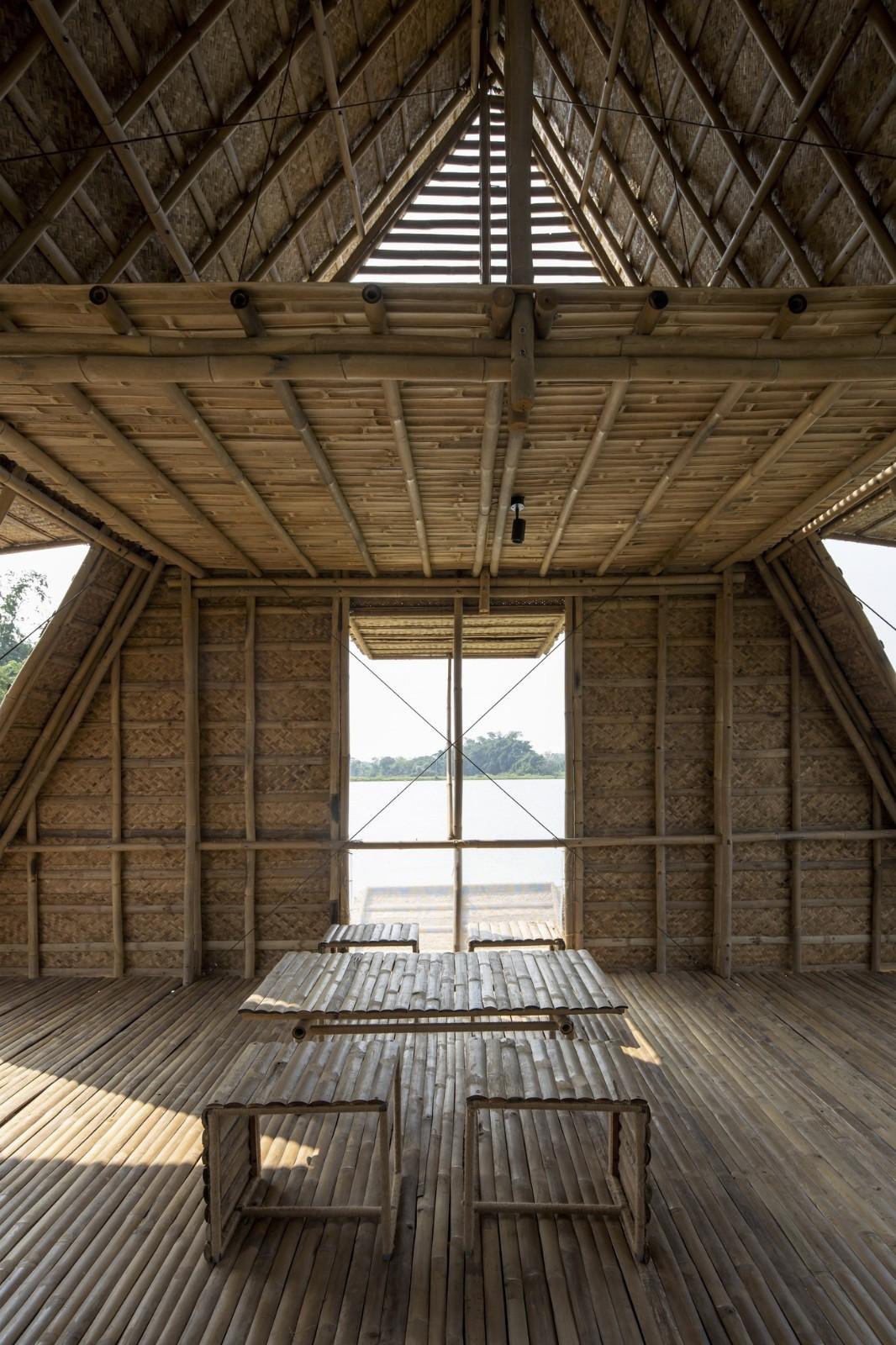 适应气候变化，漂浮竹屋 / H&P Architects