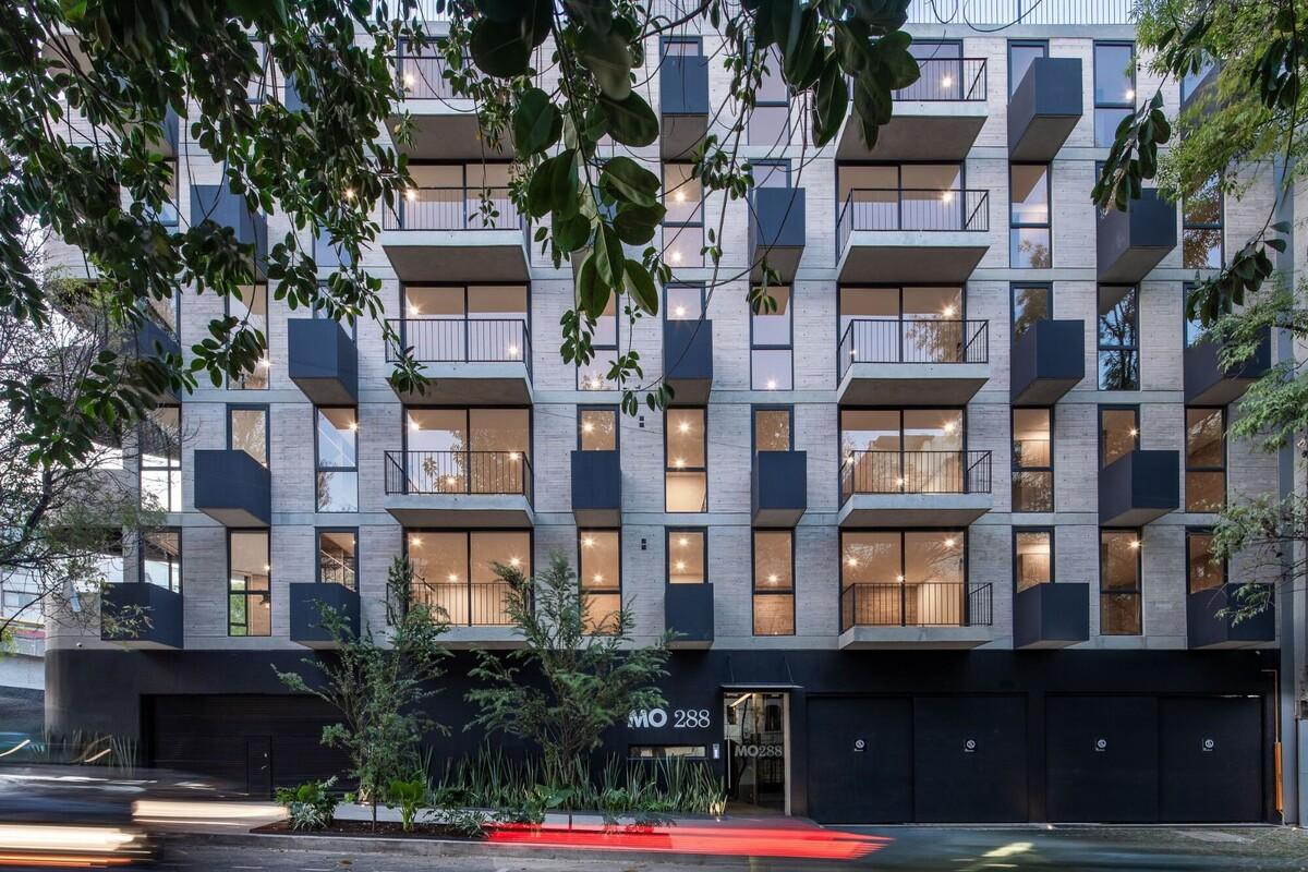 三角形住宅楼：MO288 住宅楼 / HGR ARQUITECTOS