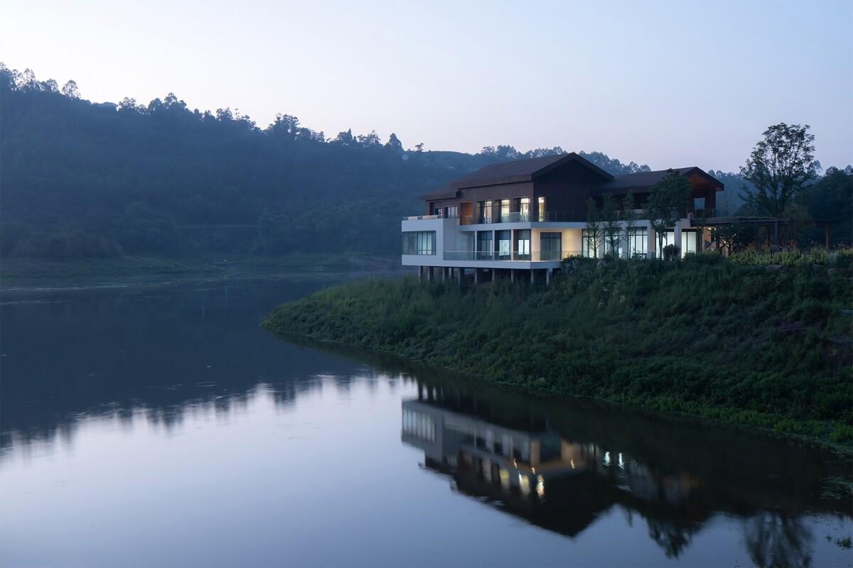 涪陵慧谷湖科创小镇白鹭湾示范区 / 悦集建筑