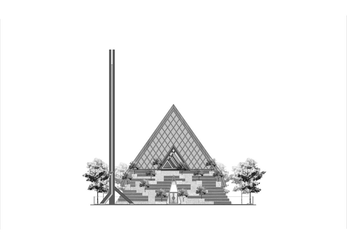 镂空，让光照进清真寺 At-Taufik / JOSO
