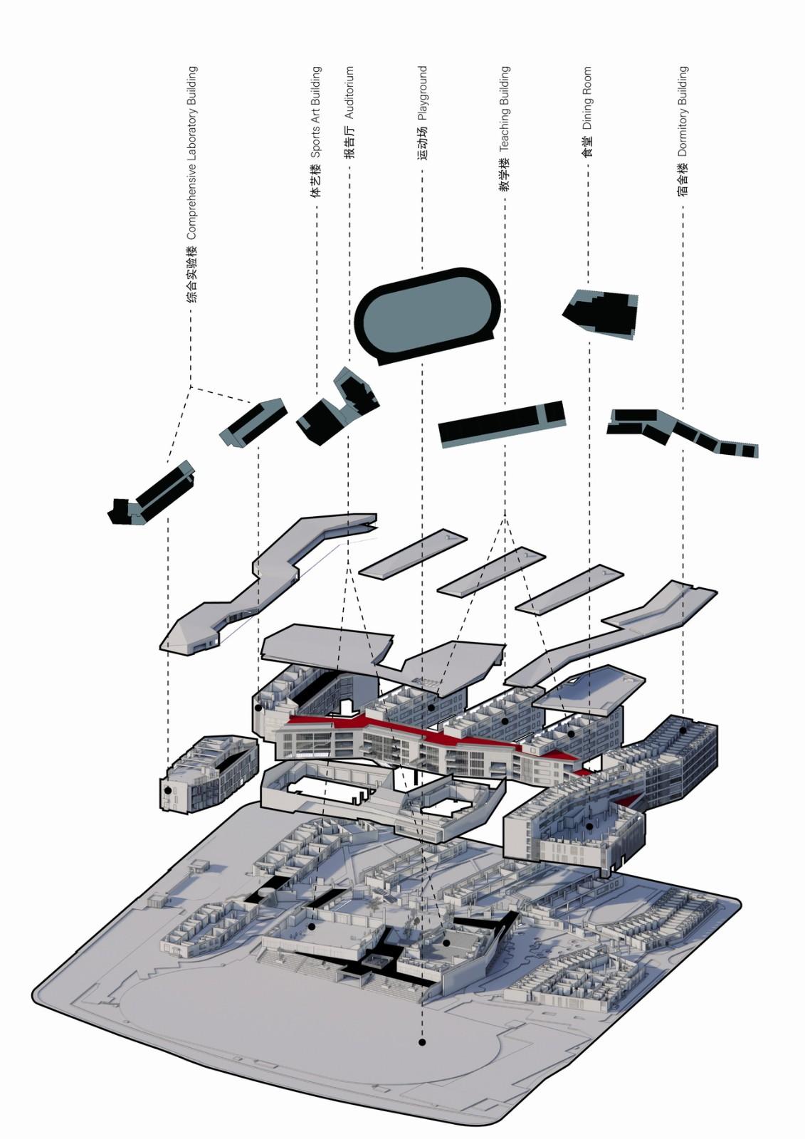 杭州中泰中学建筑设计 / LZGC量子构城设计事务所+浙江建院建筑规划设计院