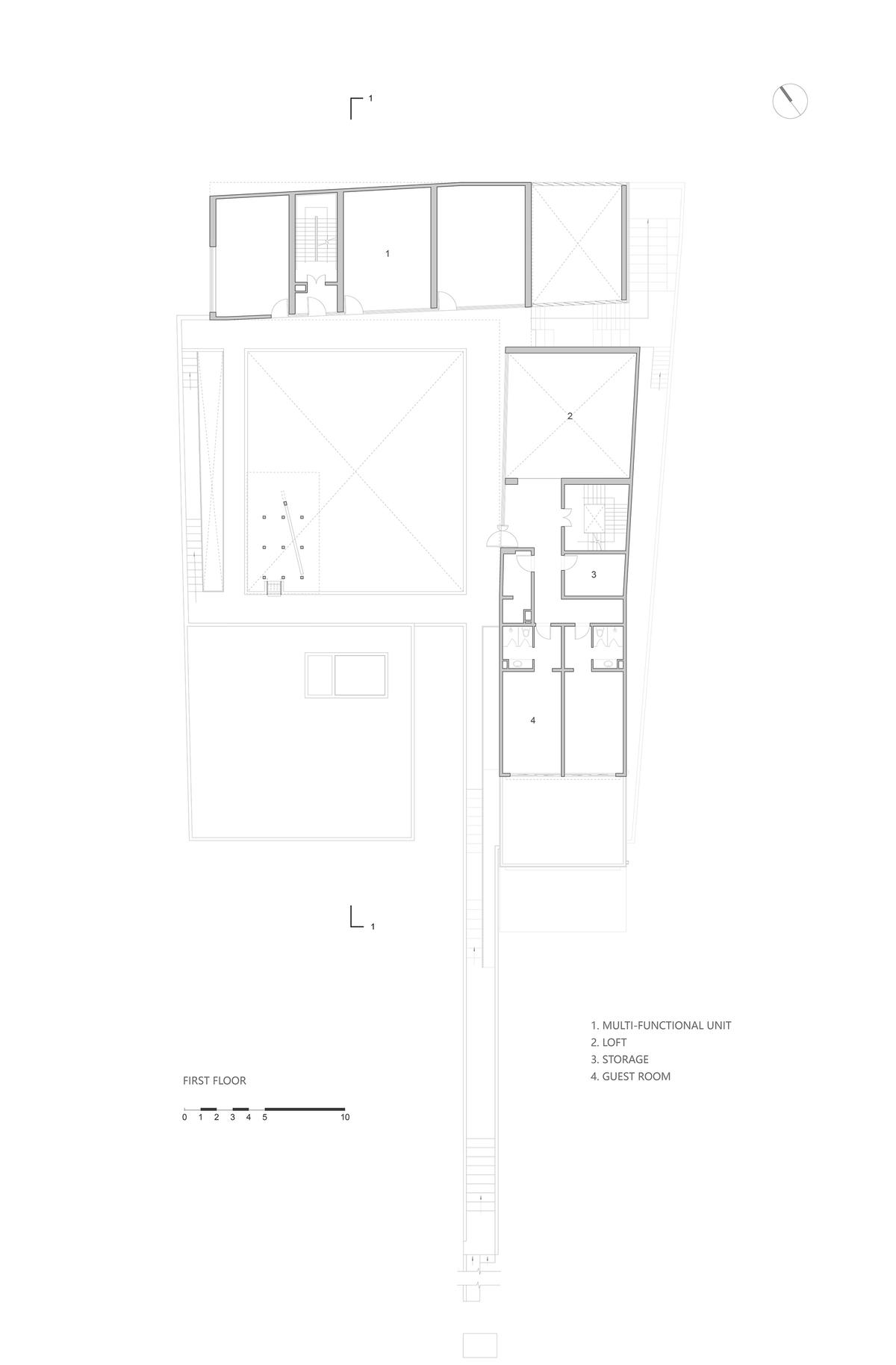 “q” Center —上海廊下村民活动中心 / Atelier tf + ppas