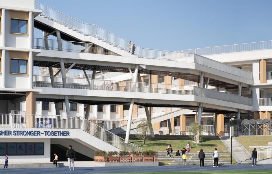 成长阶梯，无界校园：杭州市上塘单元小学 / 浙江大学建筑设计研究院