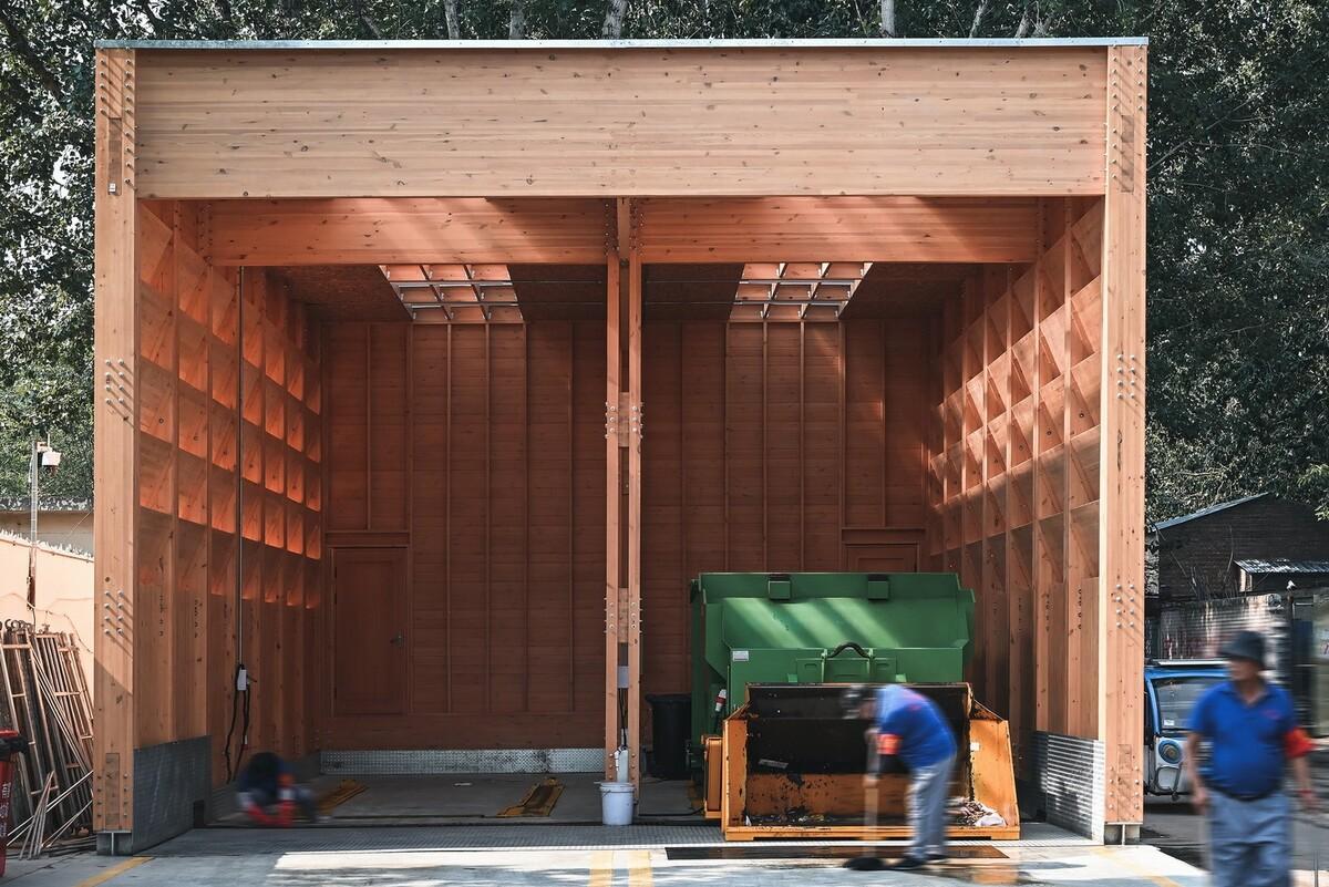 廊坊北凤道垃圾中转站设计 / 园里建筑工作室
