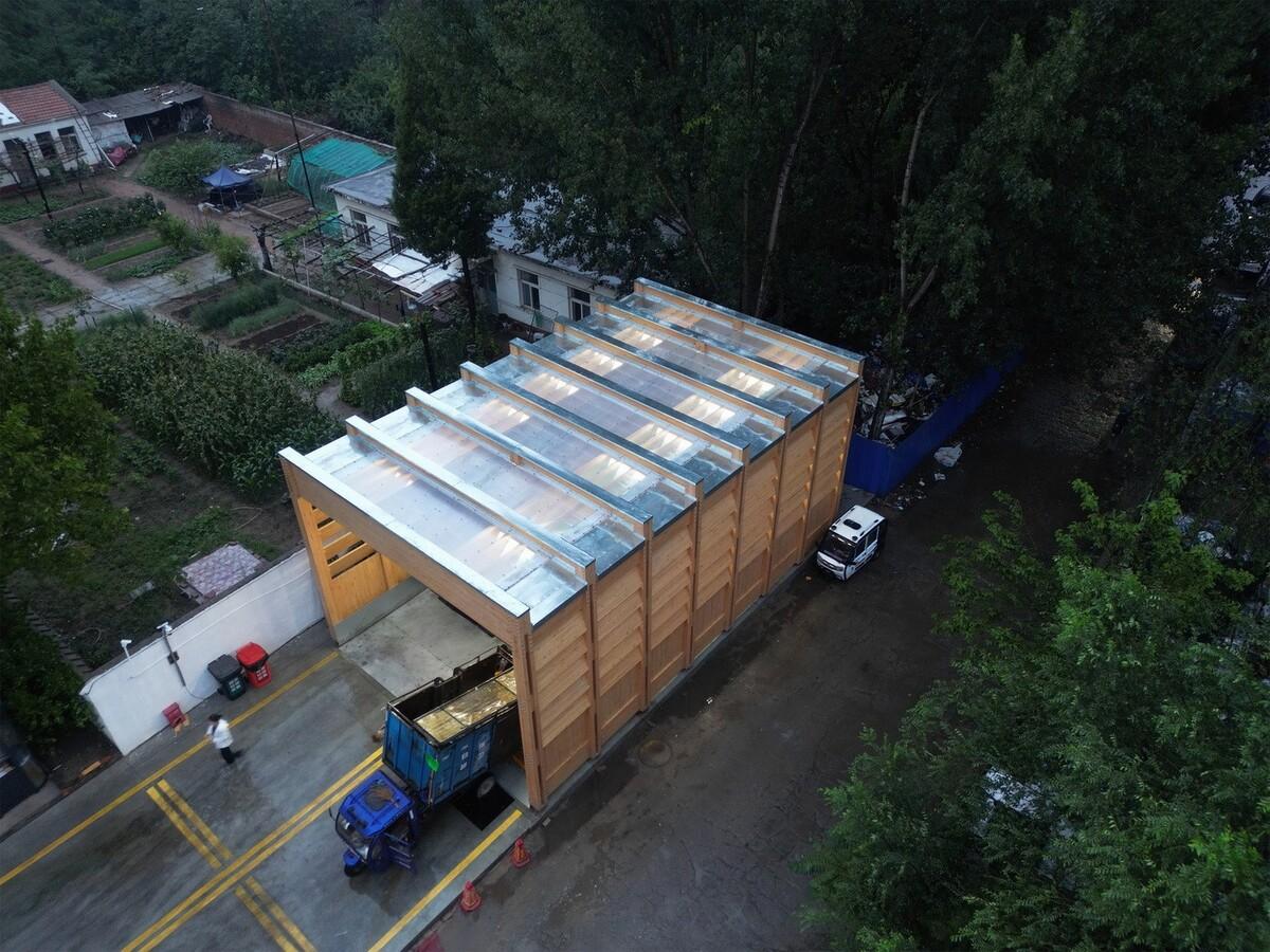 廊坊北凤道垃圾中转站设计 / 园里建筑工作室