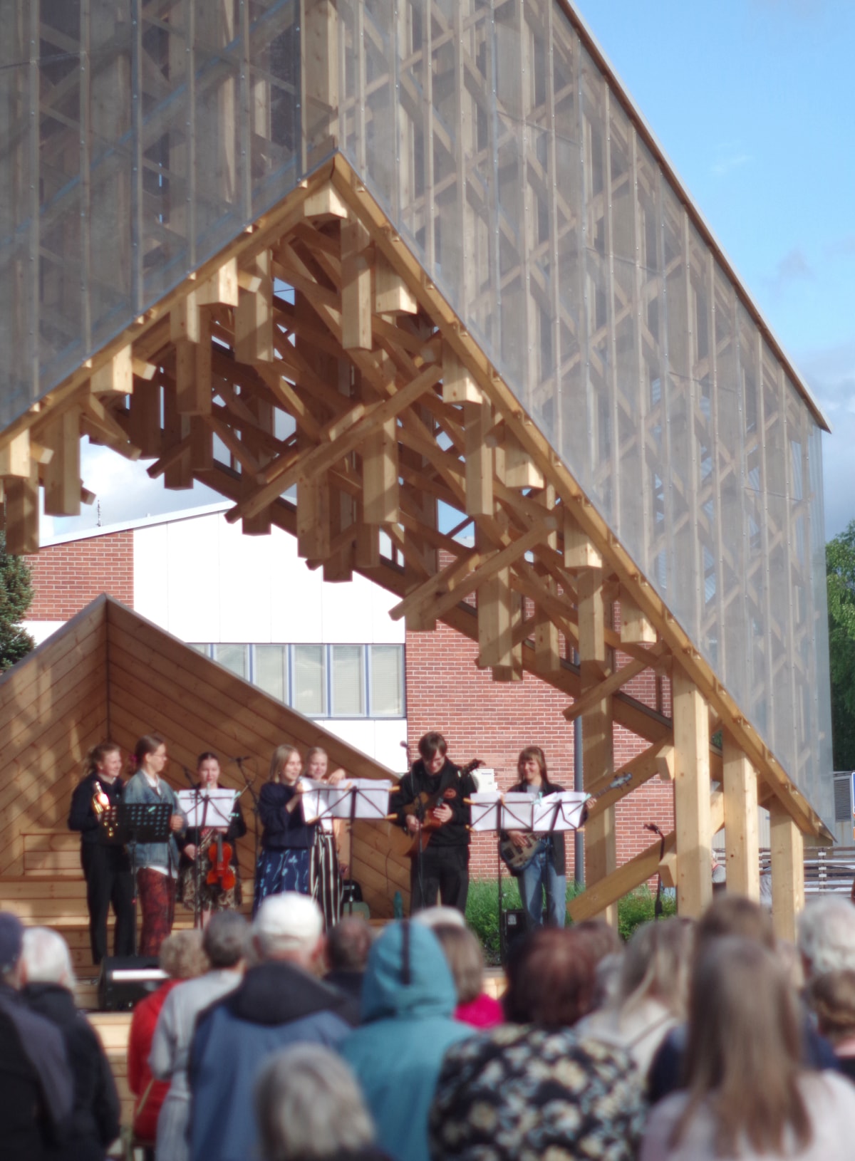 KIDE户外舞台 / Aalto University Wood Program