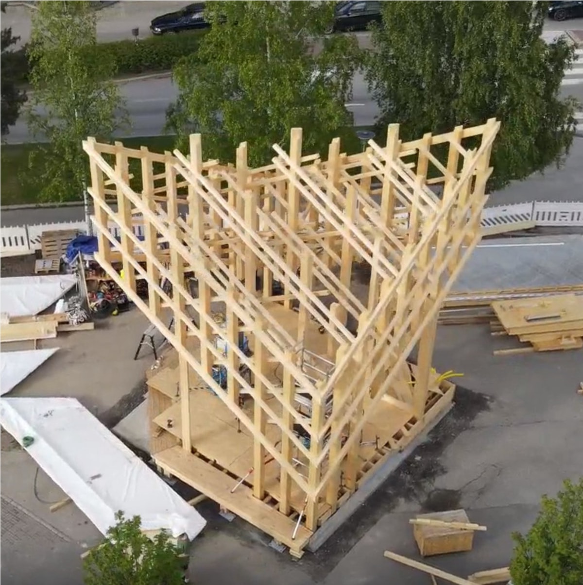 KIDE户外舞台 / Aalto University Wood Program