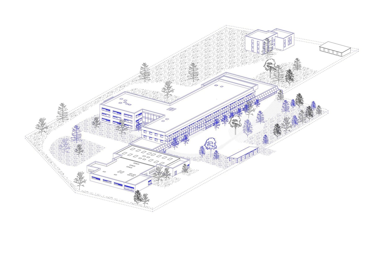 玛丽斯·巴斯蒂中学重建项目 / Tectoniques Architects